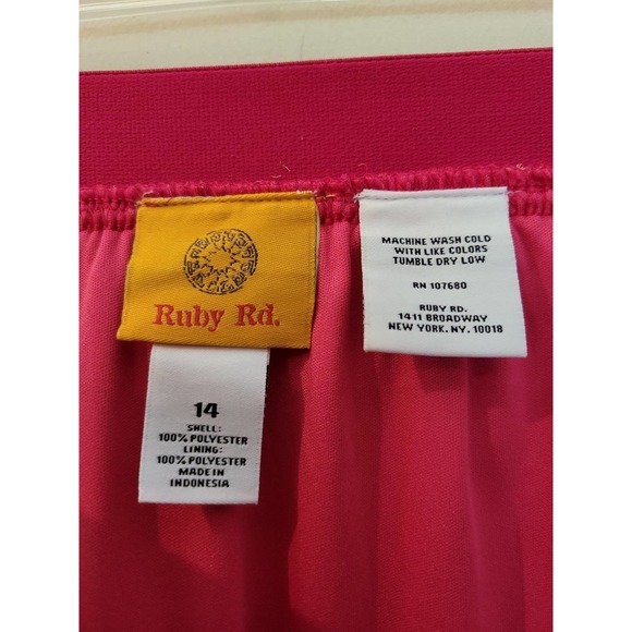 Ruby Rd Lined Pencil Skirt Size 14 - Picture 3 of 4